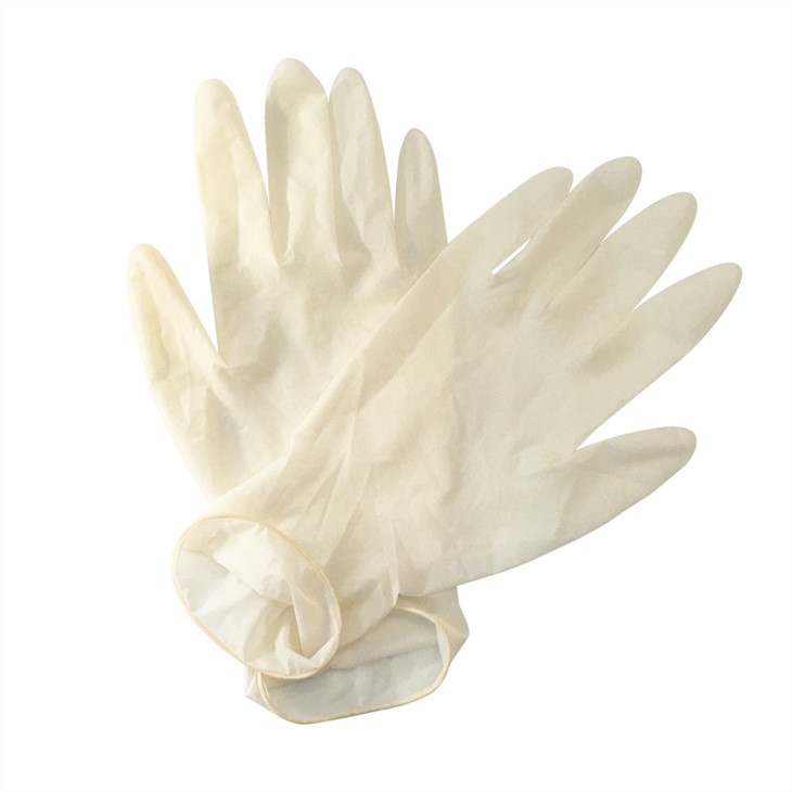 Medical rubber gloves