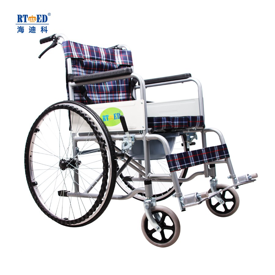 Folding manual wheelchair