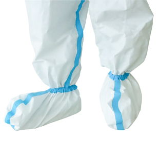 Medical protective clothing with shoe covers