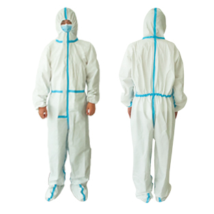 Medical protective clothing with shoe covers