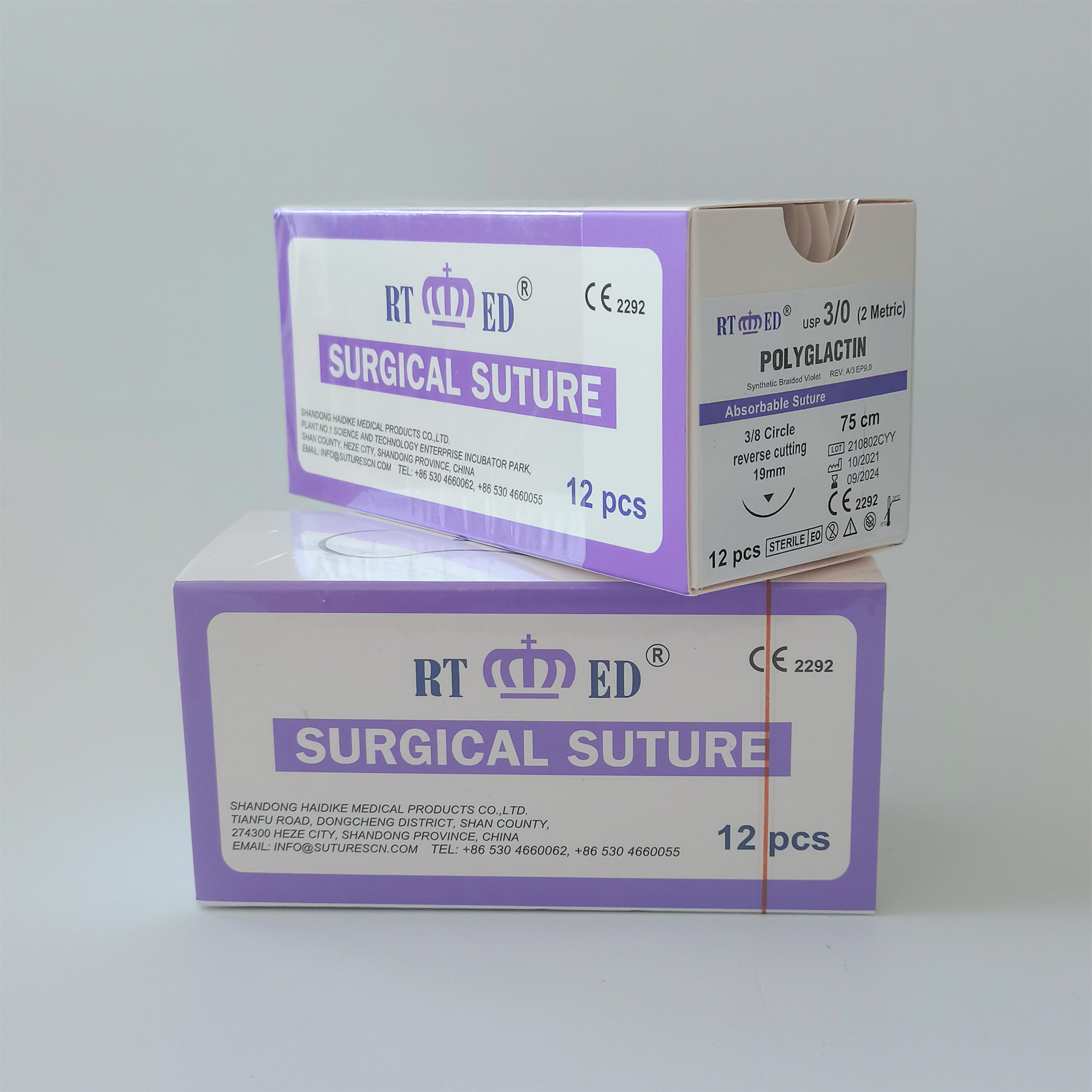 Surgical PGA plus sutures